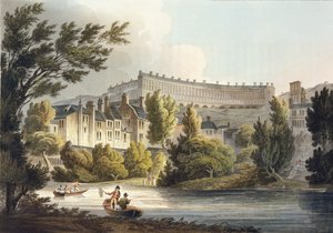 जॉन हिल (1770-1850) पब द्वारा उत्कीर्ण &39;बाथ इलस्ट्रेटेड ऑफ द सीरीज़ ऑफ़ सीज़&39; से बाथ विक फेरी विलियम मिलर द्वारा, 1805 (एक्वाटिंट) द्वारा जॉन क्लाउड नटेस